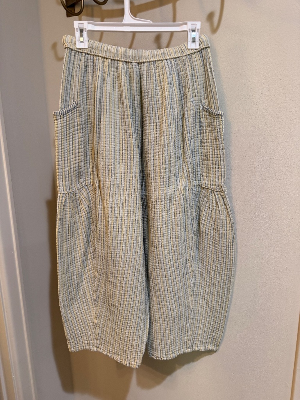 Free People Quinn Pants in CHAMOMILE COMBO - Picture 7 of 7